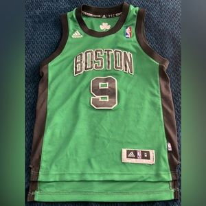 NBA Adidas Boston Celtics Rajon Rondo Basketball Jersey - Youth Medium